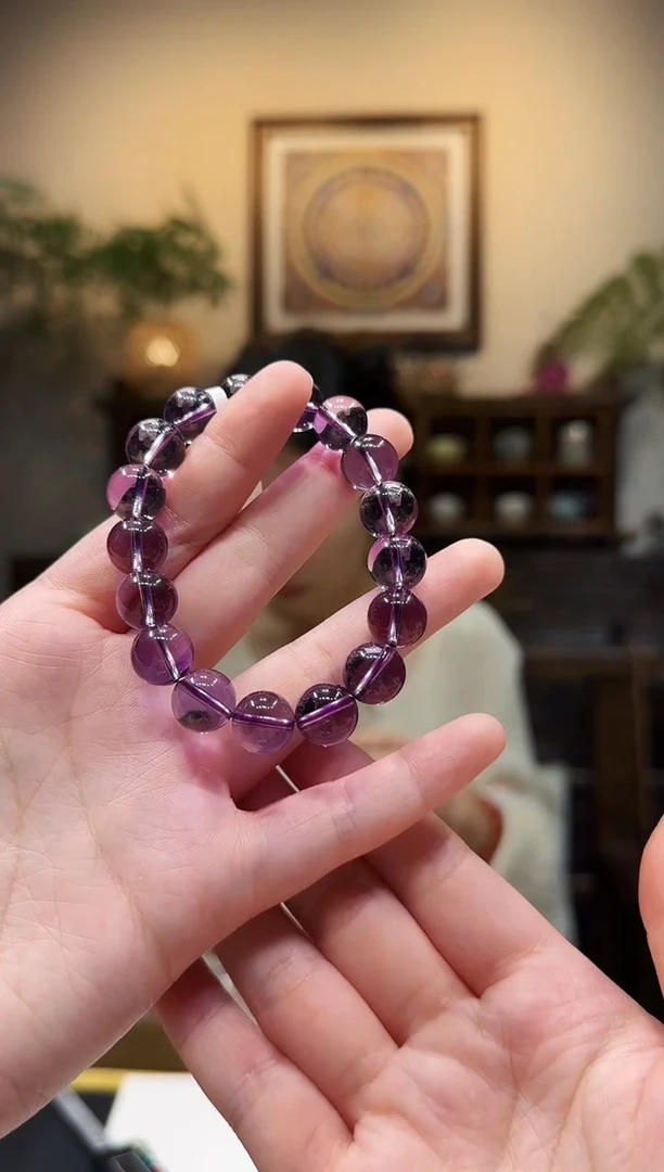 未镶嵌手链紫晶手链