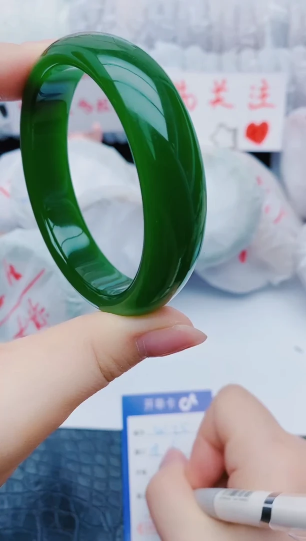 未镶嵌手镯石英质玉w25+59-60