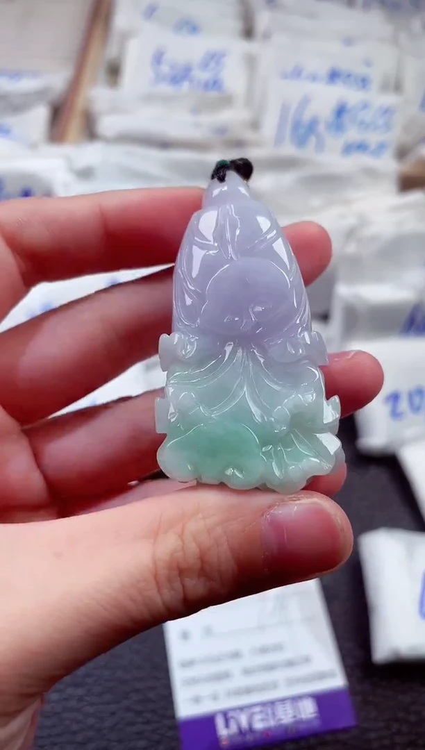 翡翠未镶嵌颈饰00008409