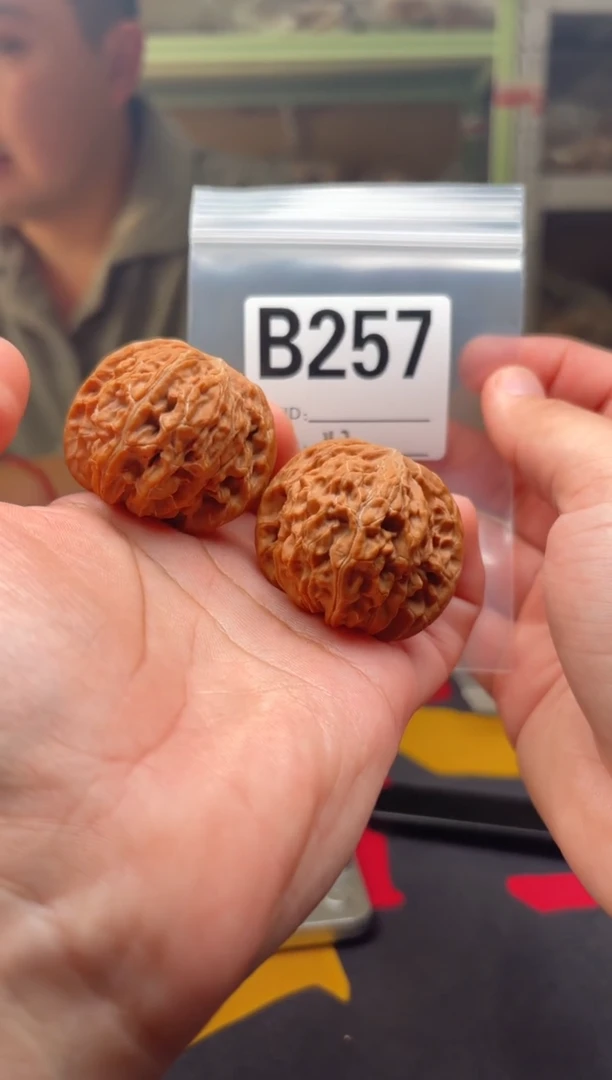 吊坠文玩核桃磨盘42-B257