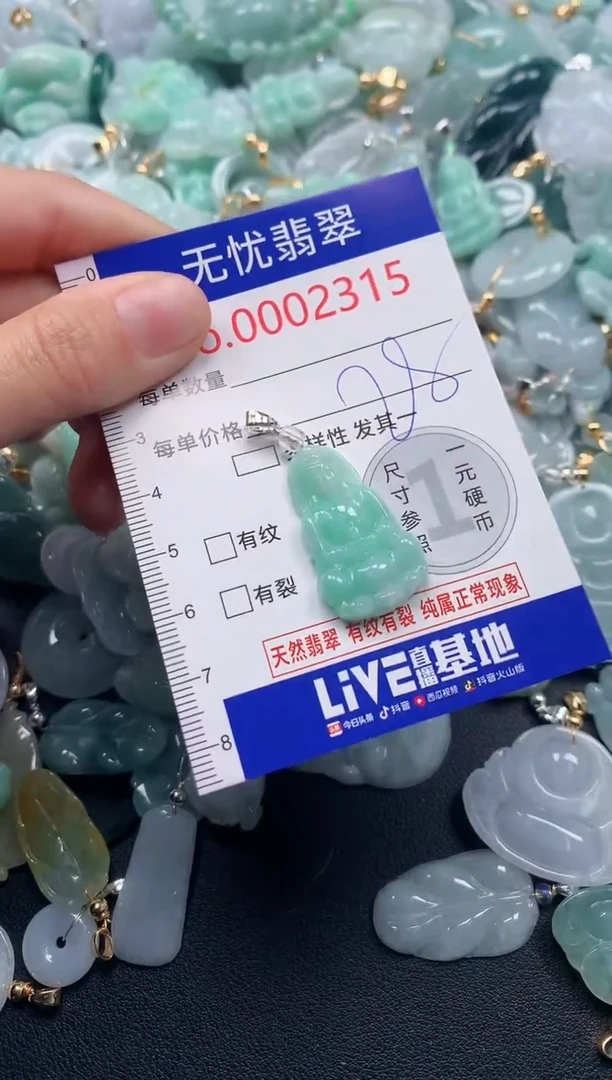 吊坠(不含链)未镶嵌翡翠2315