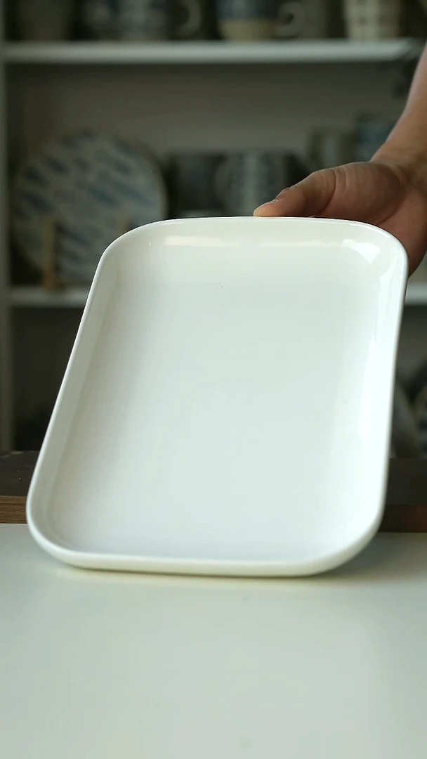 微瑕BD极简白烤盘28cm@4-2@