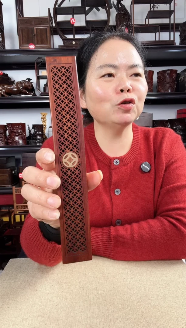 木黄线香盒 老李红木工艺品