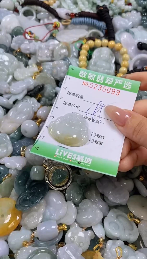 翡翠未镶嵌颈饰闪购0230099