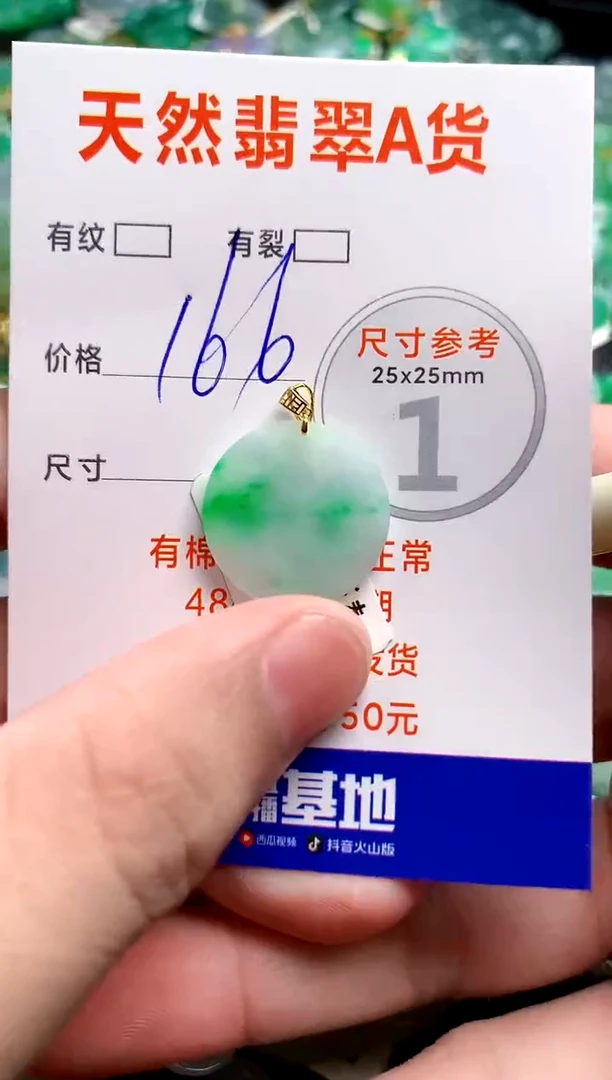 翡翠18K金镶嵌颈饰0933650171