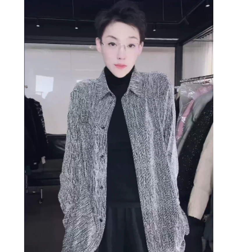 意大利进口满钻冰丝 衬衫   TZ0188