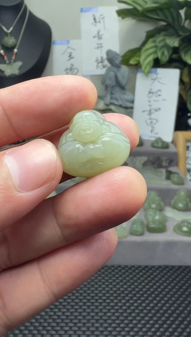 颈饰未镶嵌和田玉22mm 多样性发一、赠绳  完美主义慎拍