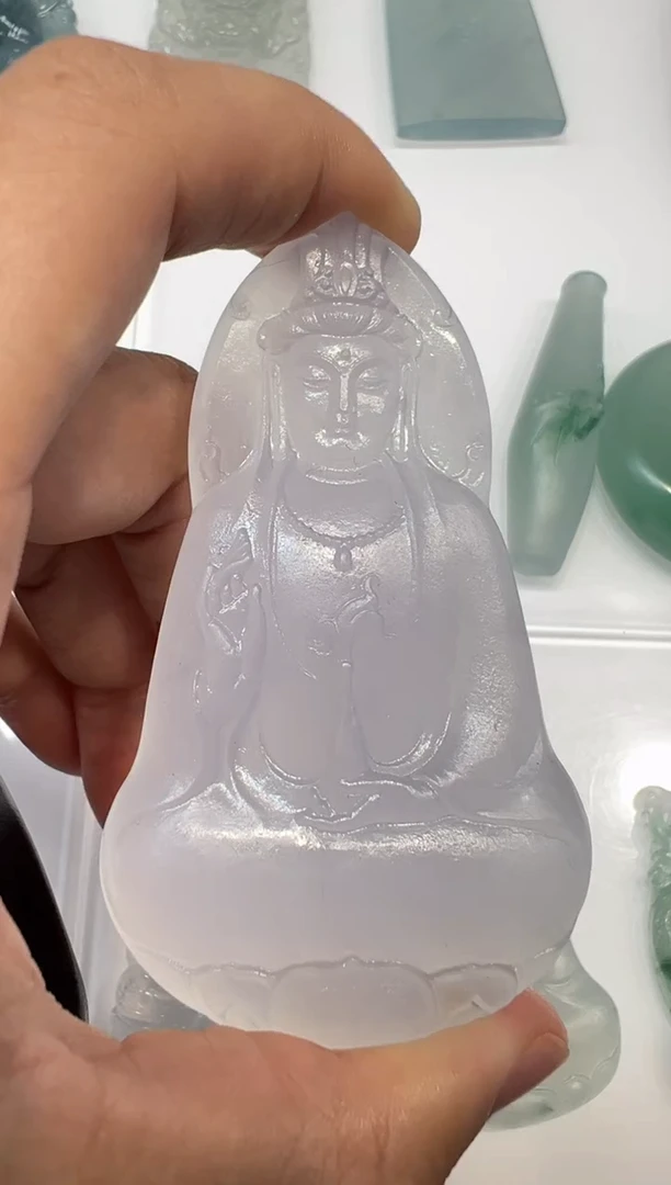 未镶嵌定制翡翠素衣