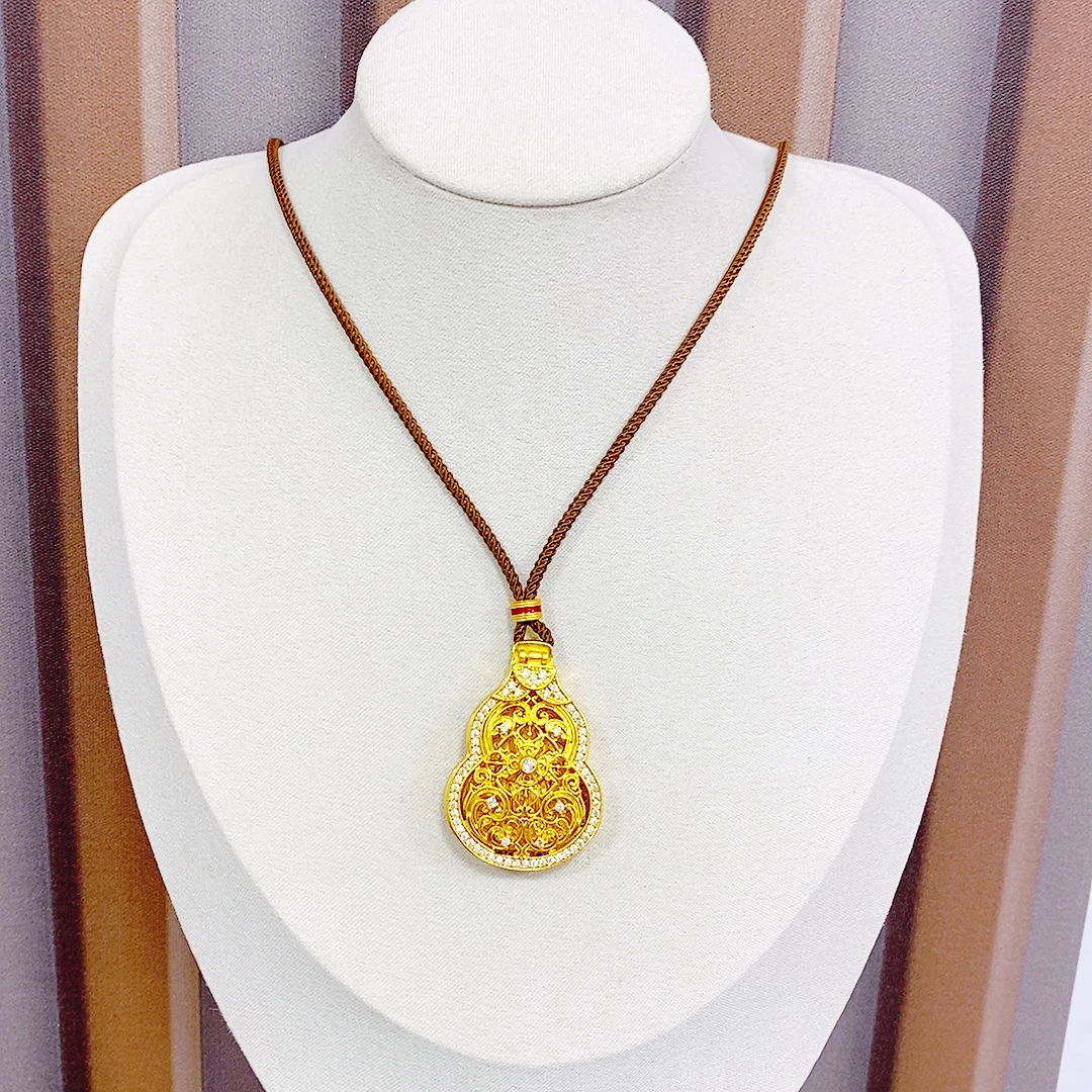 时尚百搭葫芦财神编织套链