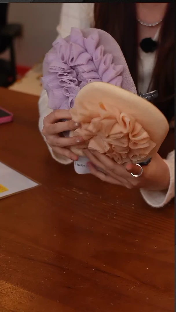 陶83-樱花桑拿沐浴手套-CF6206