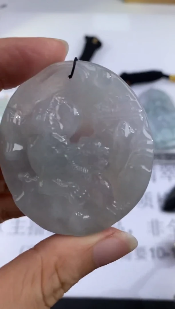 未镶嵌挂件翡翠351509      多人