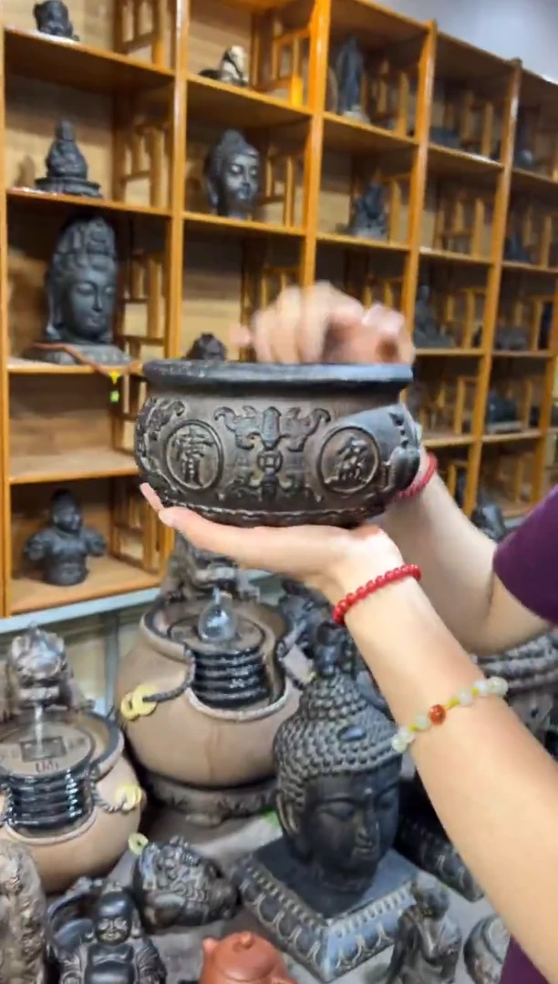 陶土【火山泥】聚宝盆