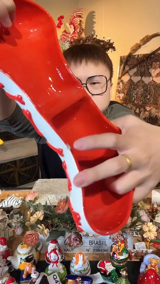 【闪购商品】默认微瑕高端树脂陶瓷摆件Q734