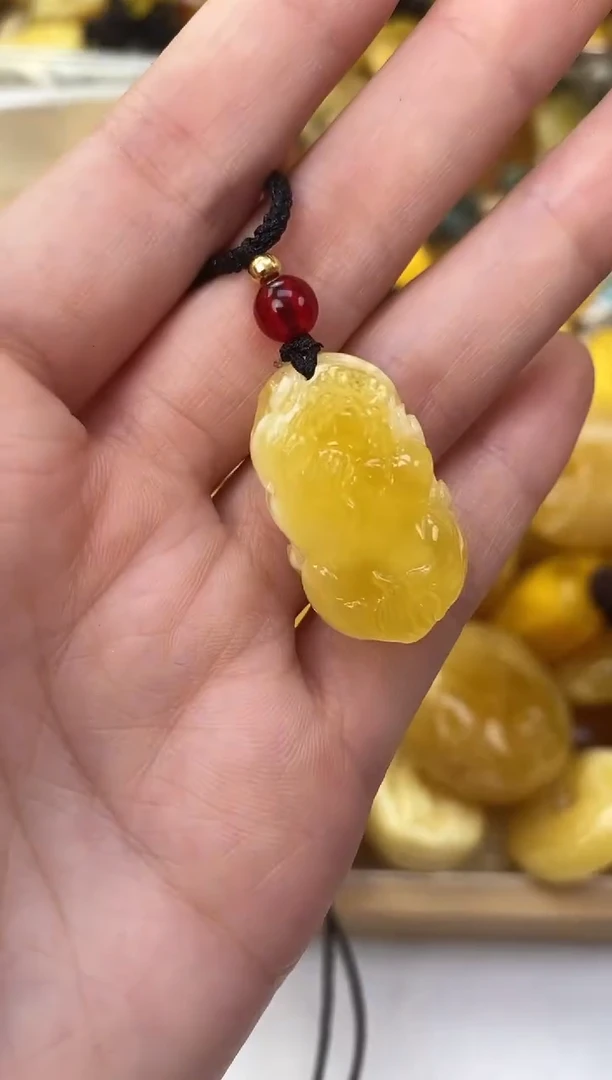 裸石琥珀未镶嵌天然琥珀蜜蜡