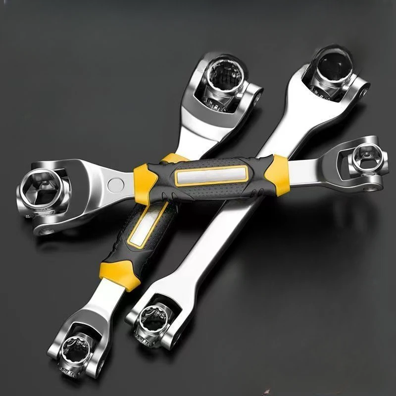 新款多功能梅花 狗骨头扳手多头旋转扳手汽车维修工具