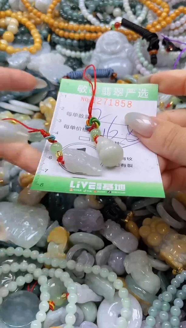 翡翠未镶嵌颈饰闪购0271858多样性发其一