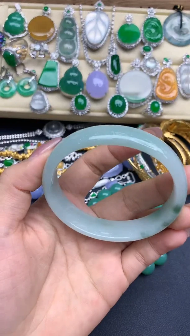 未镶嵌手镯翡翠316-中国好珍宝