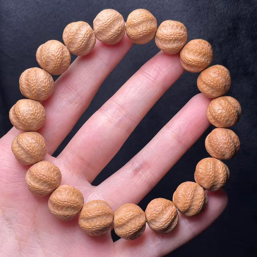 大林子专属 L0393 猴头单圈手串（游龙） 尺寸13mm左右