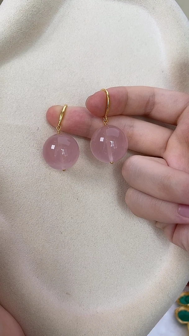 未镶嵌耳饰水晶耳环