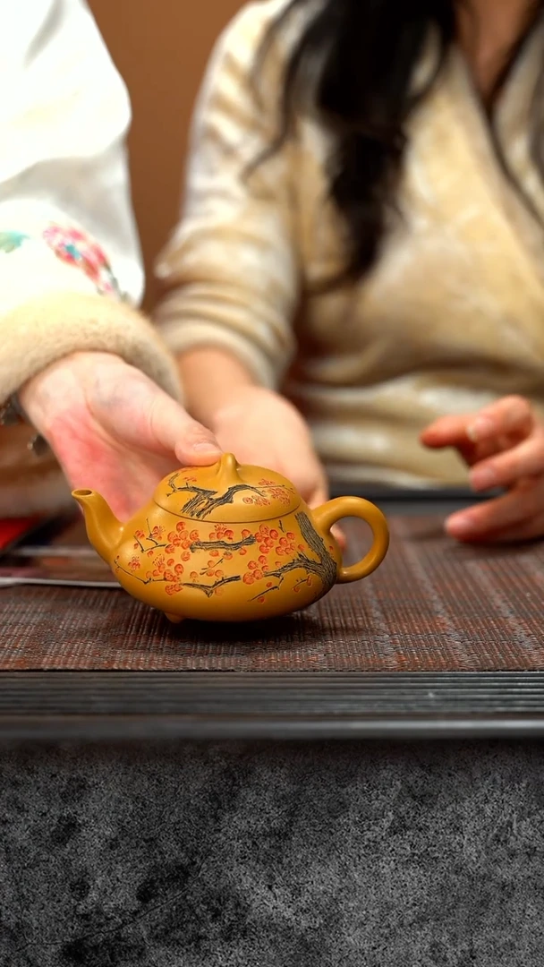 【闪购商品】紫砂茶壶汉棠石瓢DJB