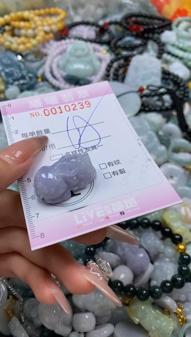 翡翠未镶嵌颈饰闪购0010239