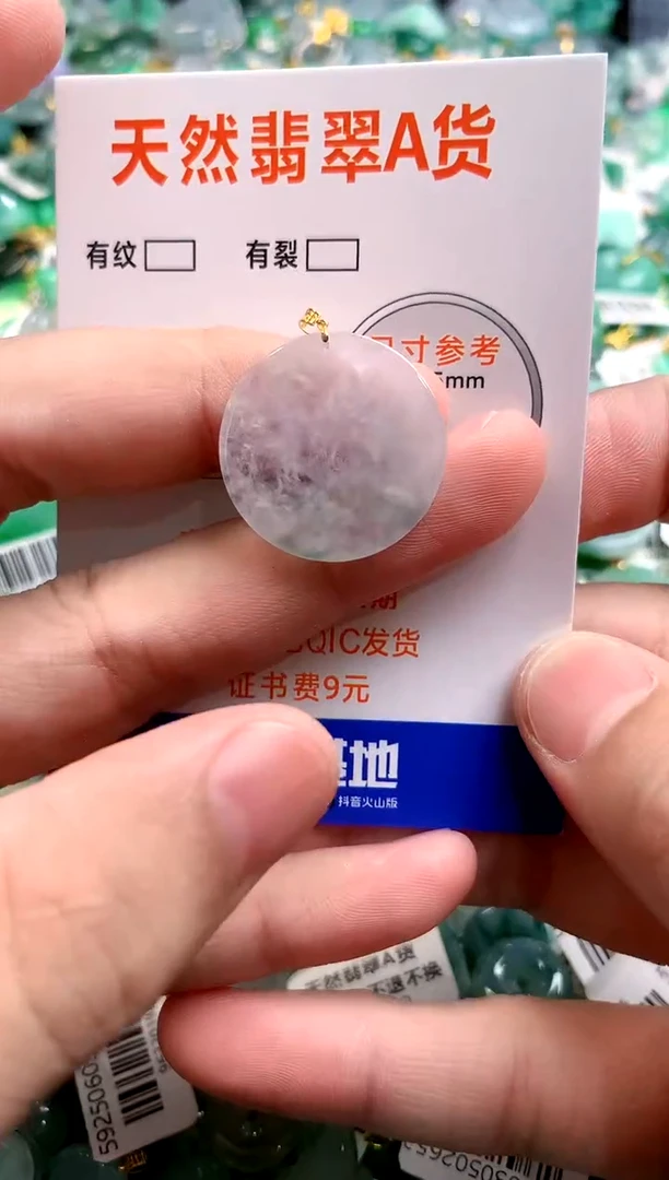 颈饰18K金镶嵌翡翠26100160