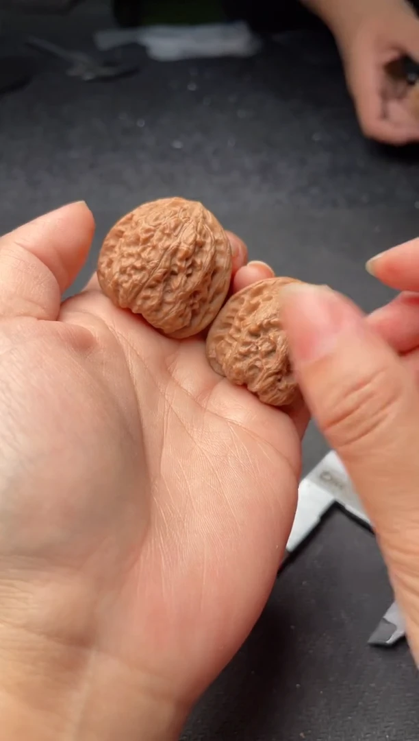 把件文玩核桃w158  战斧35尺