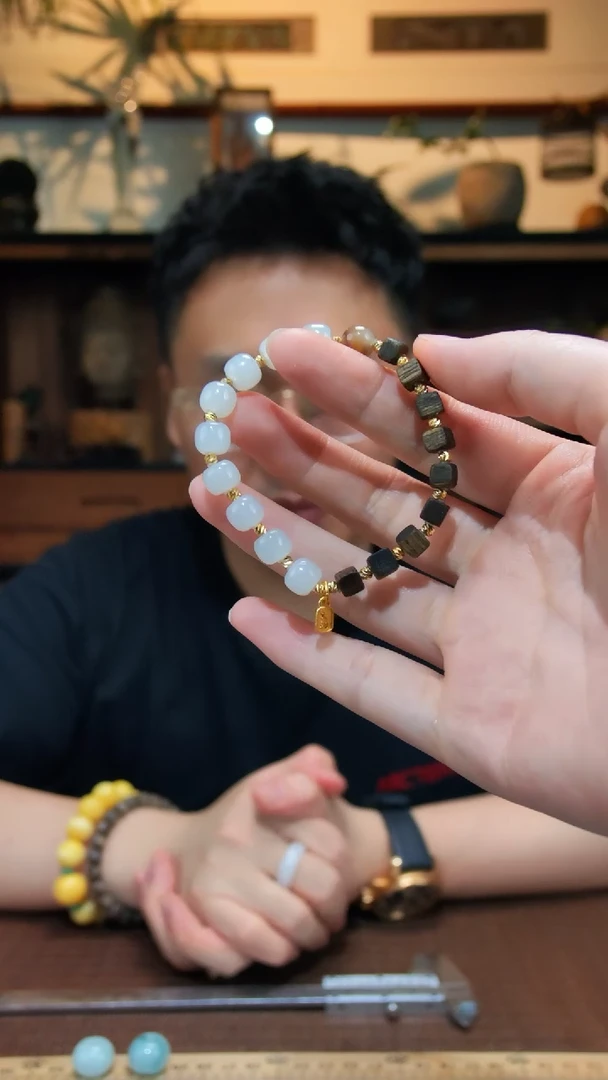 手链未镶嵌和田玉白玉老型手链HX