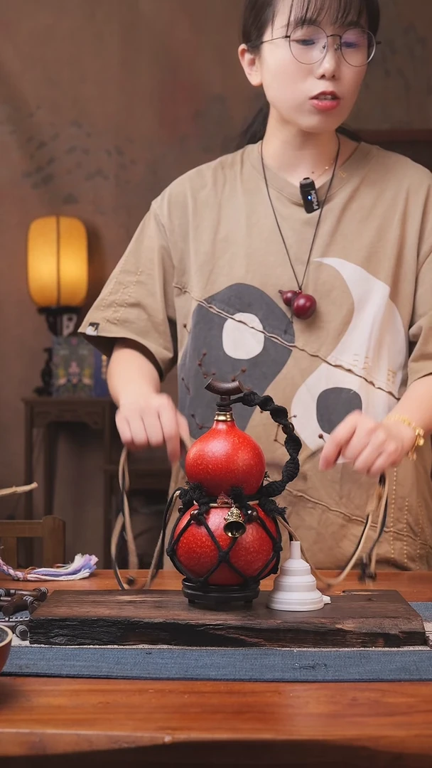 1257号精品大漆葫芦防腐防渗装水茶酒