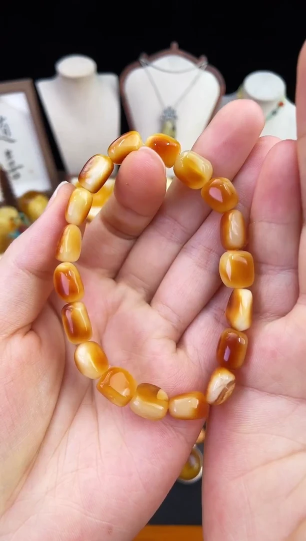 琥珀未镶嵌珠宝奇石柒月