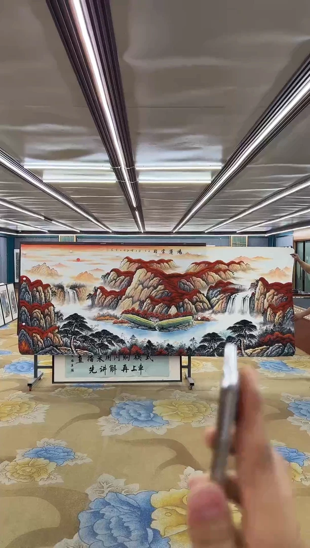 绘画M刘雪红-大丈二-山水国画