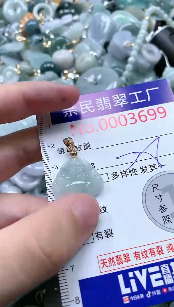 翡翠未镶嵌吊坠(不含链)3699