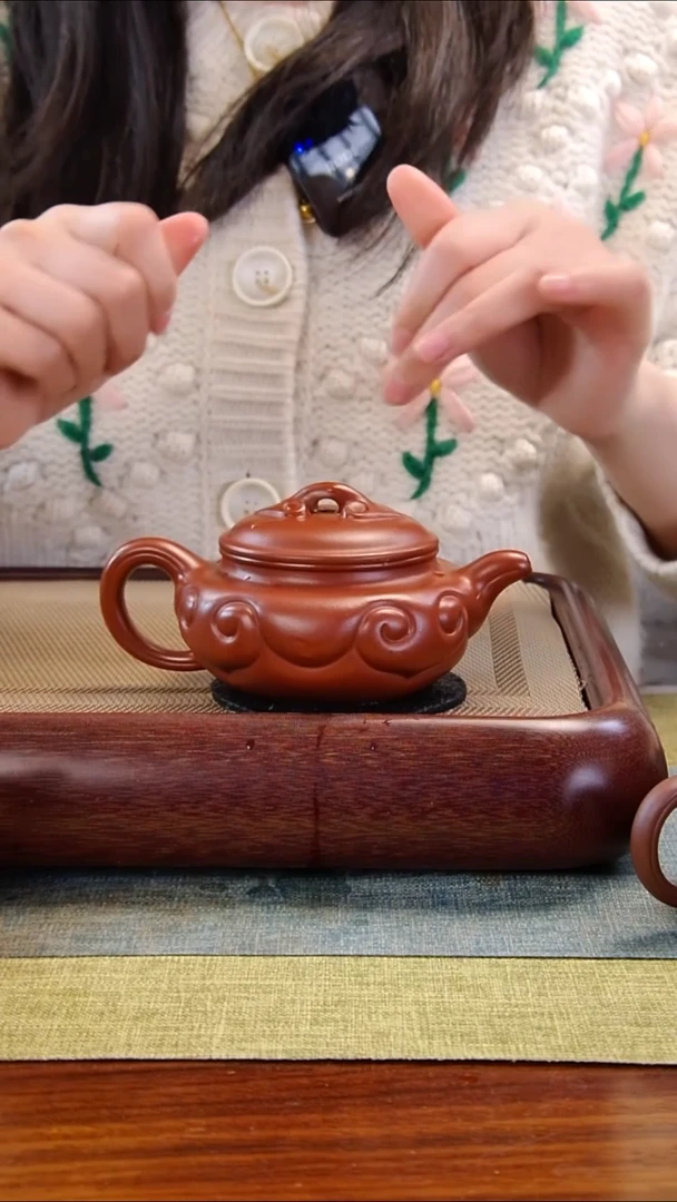 茶壶紫砂徐记福康 原矿紫砂 20