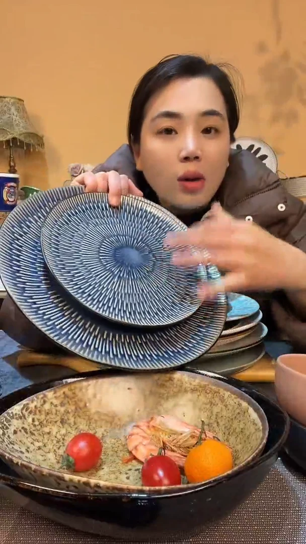 盘大瑕疵 气泡 大小盘2件 介意勿拍