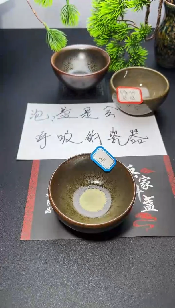 茶盏211 微瑕 叶紫 建盏