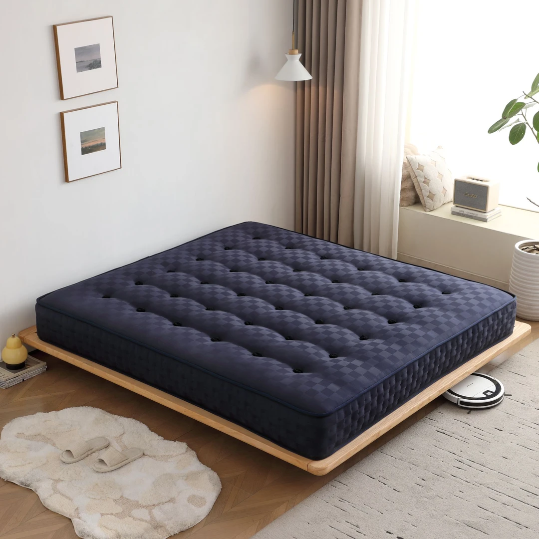 【适中耀夜A3】双弹簧系统拉扣床垫无胶主卧天然护腰床垫无胶水酷布