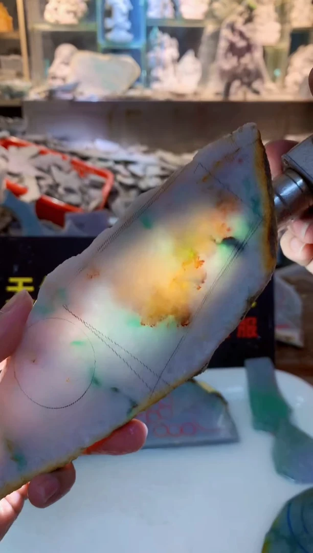 裸石翡翠0朗0翡翠珠宝482