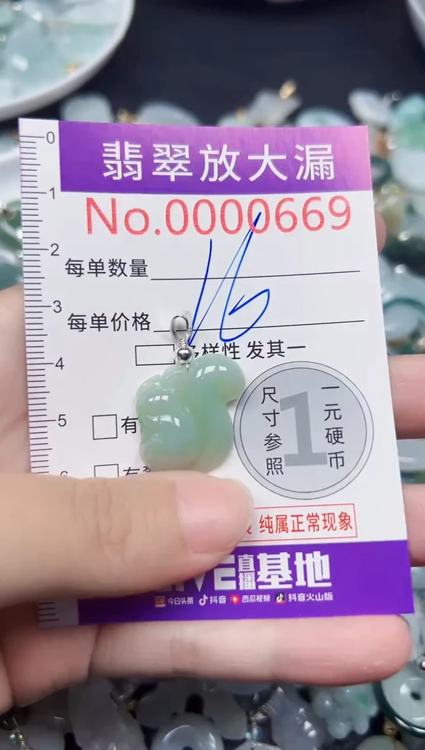 颈饰未镶嵌翡翠669