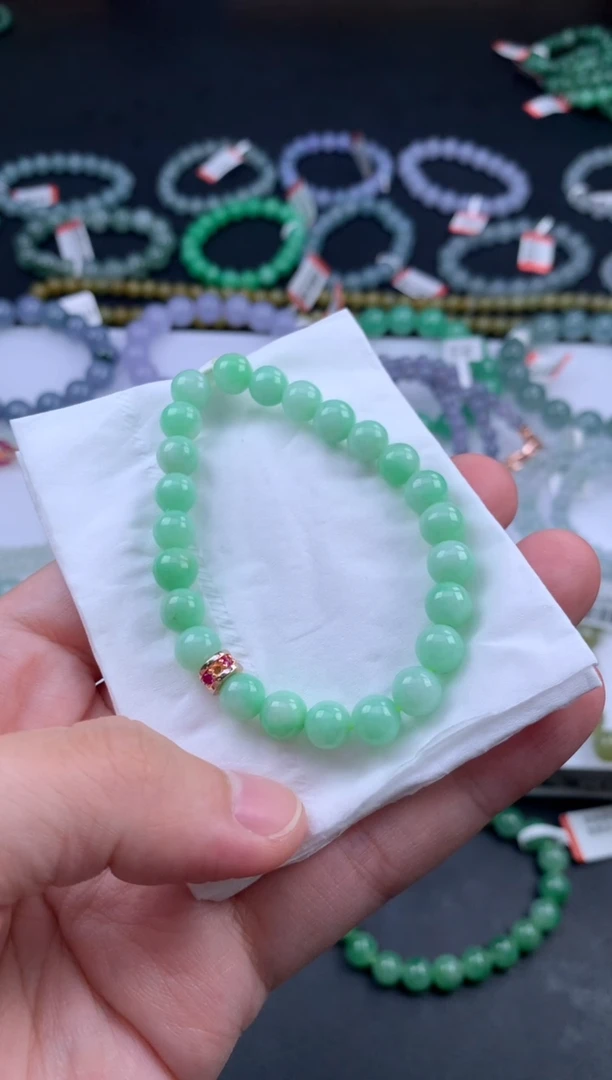 未镶嵌手链翡翠翡翠