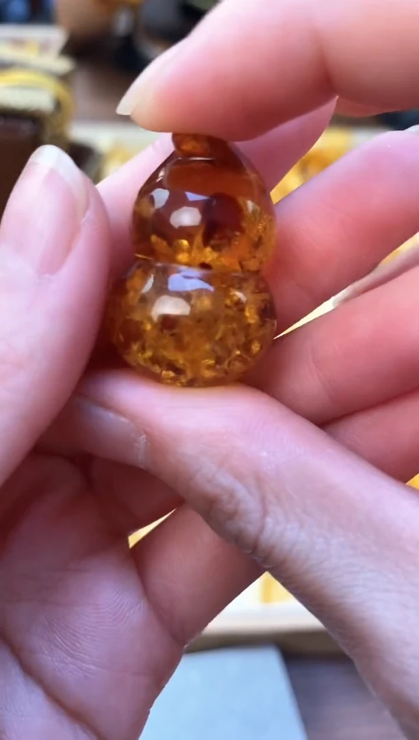 裸石琥珀未镶嵌天然琥珀蜜蜡