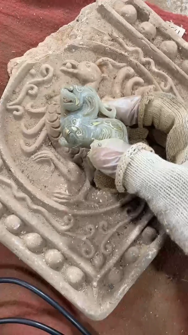 瓷片手工，手绘，瓷器
