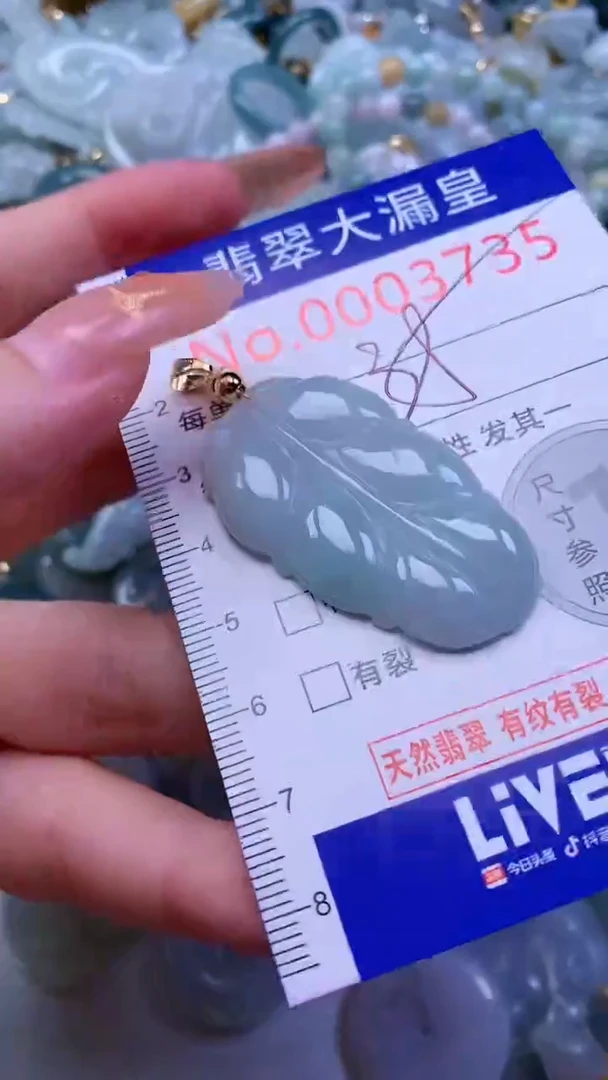 翡翠未镶嵌吊坠(不含链)3735