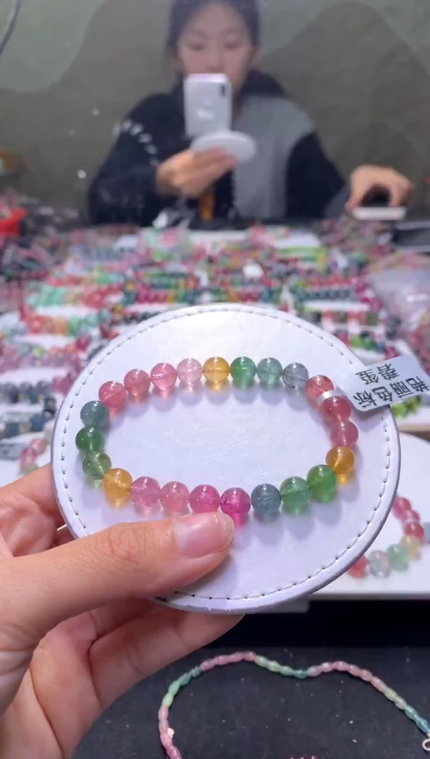 未镶嵌手串碧玺A109【天然碧玺】