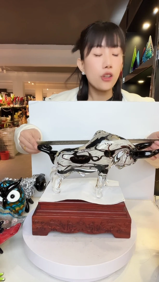 【闪购商品】茶盏琉璃摆件家居摆件
