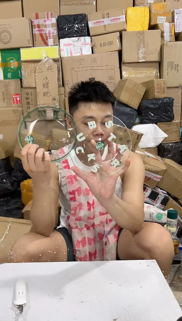 瓷片xbb玻璃碟子2件套