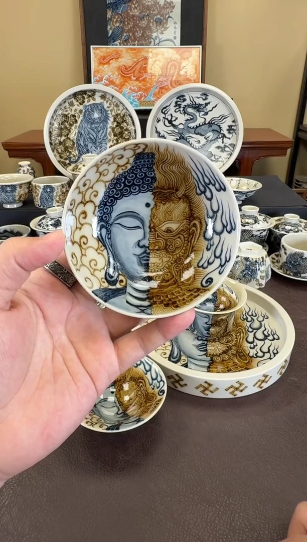 二号釉一念之间普洱杯