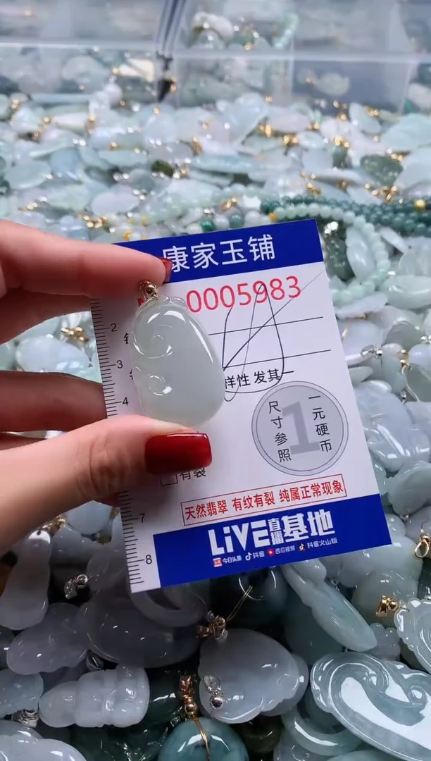 翡翠未镶嵌吊坠(不含链)5983