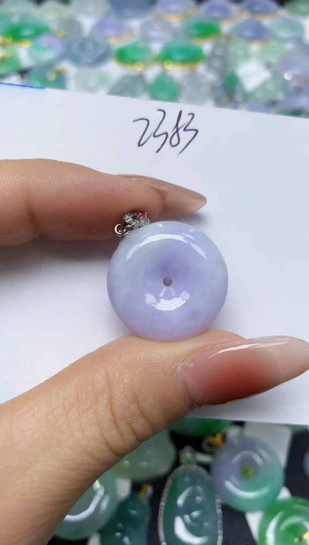 翡翠未镶嵌颈饰 天然缅甸翡翠A货