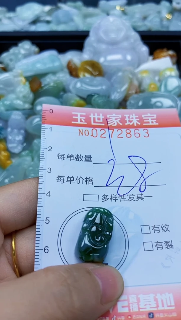 翡翠未镶嵌颈饰闪购0272863