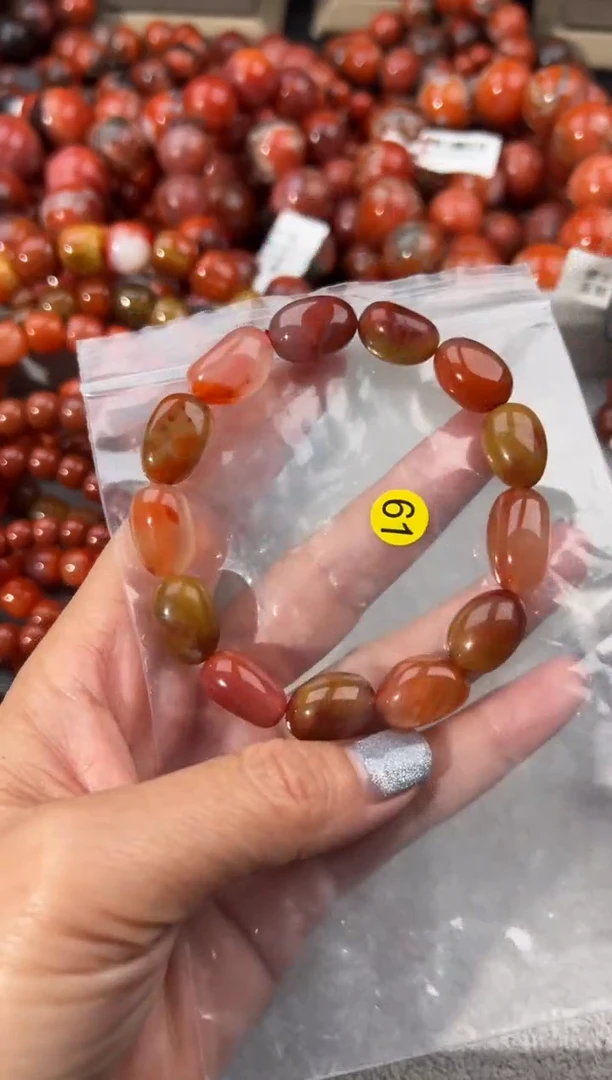 未镶嵌手串南红玛瑙10+